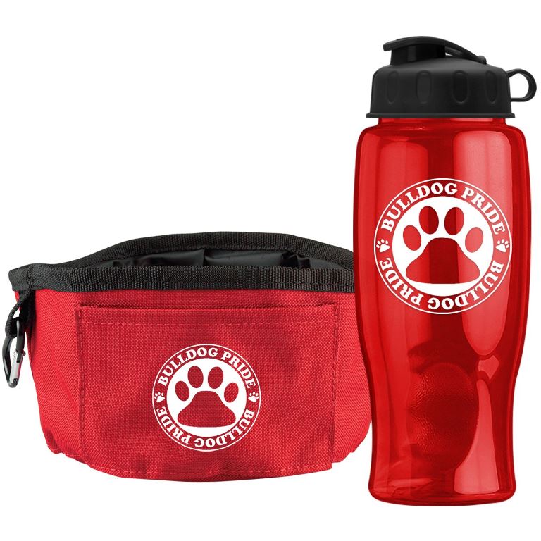 Thirsty Dog - Sports Bottle & Folding Dog Bowl