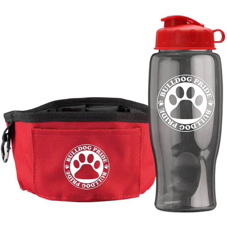 Thirsty Dog - Sports Bottle & Folding Dog Bowl