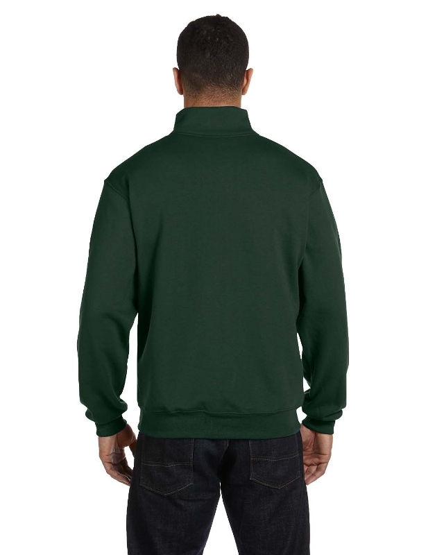 Adult NuBlend® Quarter-Zip Cadet Collar Sweatshirt
