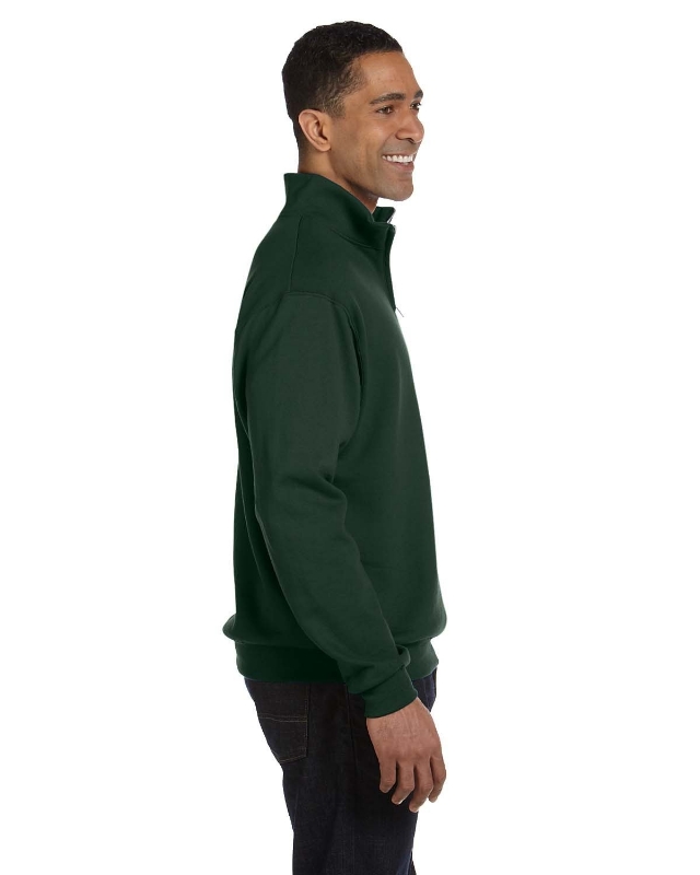 Adult NuBlend® Quarter-Zip Cadet Collar Sweatshirt