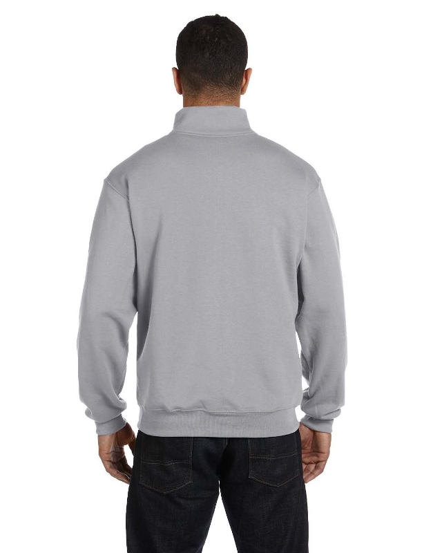 Adult NuBlend® Quarter-Zip Cadet Collar Sweatshirt