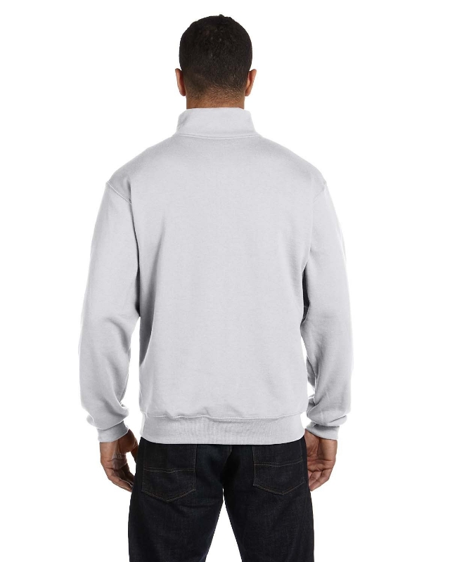 Adult NuBlend® Quarter-Zip Cadet Collar Sweatshirt