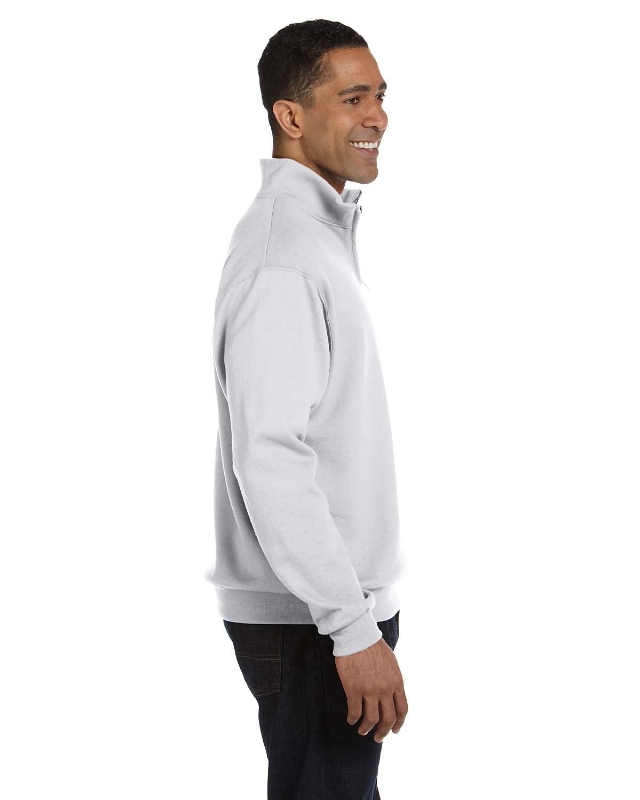 Adult NuBlend® Quarter-Zip Cadet Collar Sweatshirt