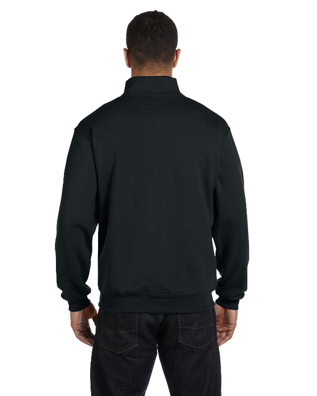 Adult NuBlend® Quarter-Zip Cadet Collar Sweatshirt