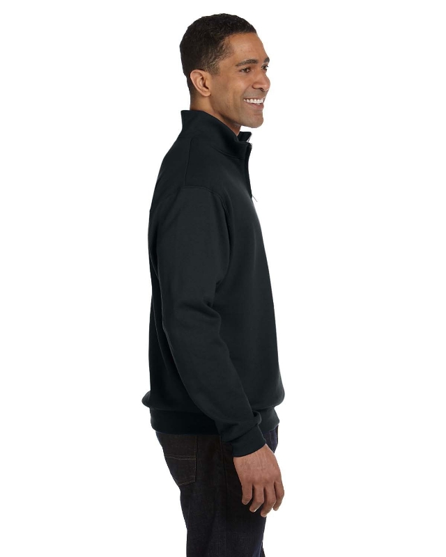 Adult NuBlend® Quarter-Zip Cadet Collar Sweatshirt