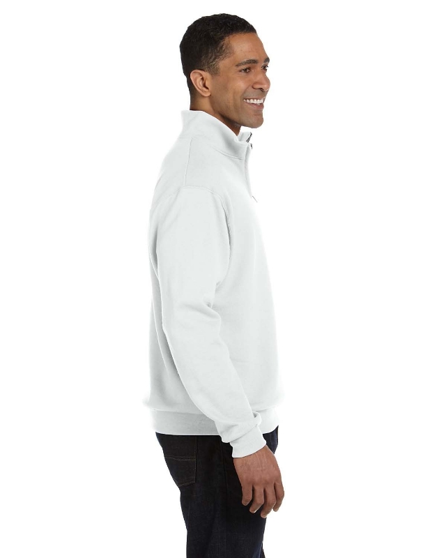 Adult NuBlend® Quarter-Zip Cadet Collar Sweatshirt