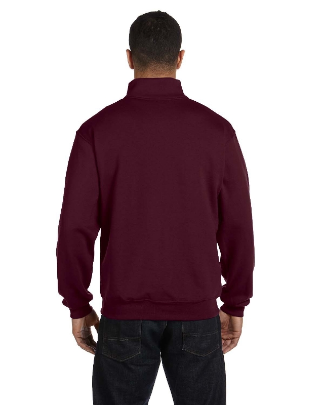 Adult NuBlend® Quarter-Zip Cadet Collar Sweatshirt