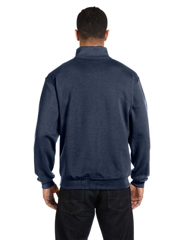 Adult NuBlend® Quarter-Zip Cadet Collar Sweatshirt