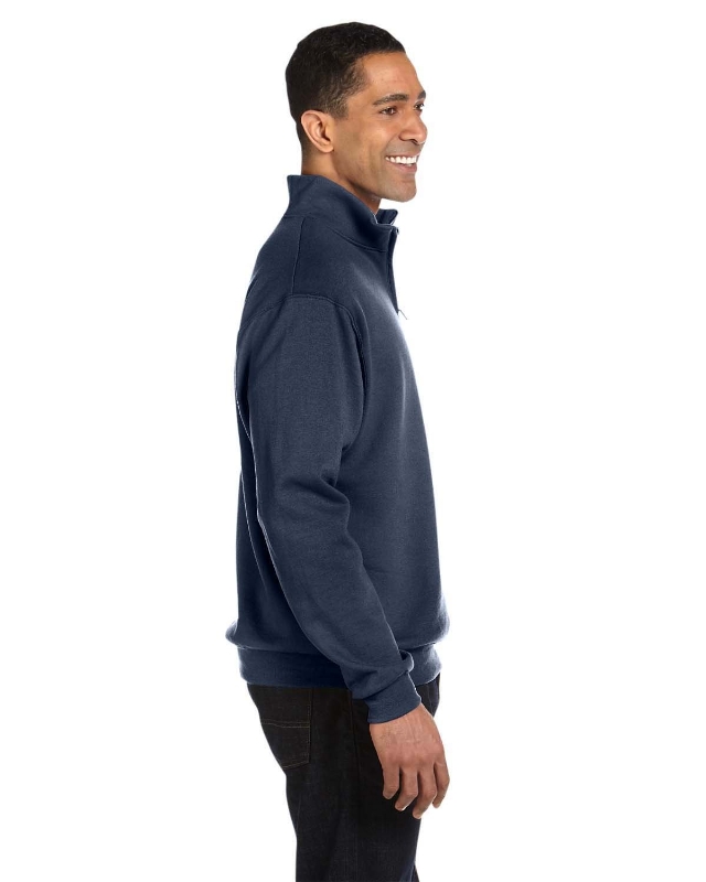 Adult NuBlend® Quarter-Zip Cadet Collar Sweatshirt