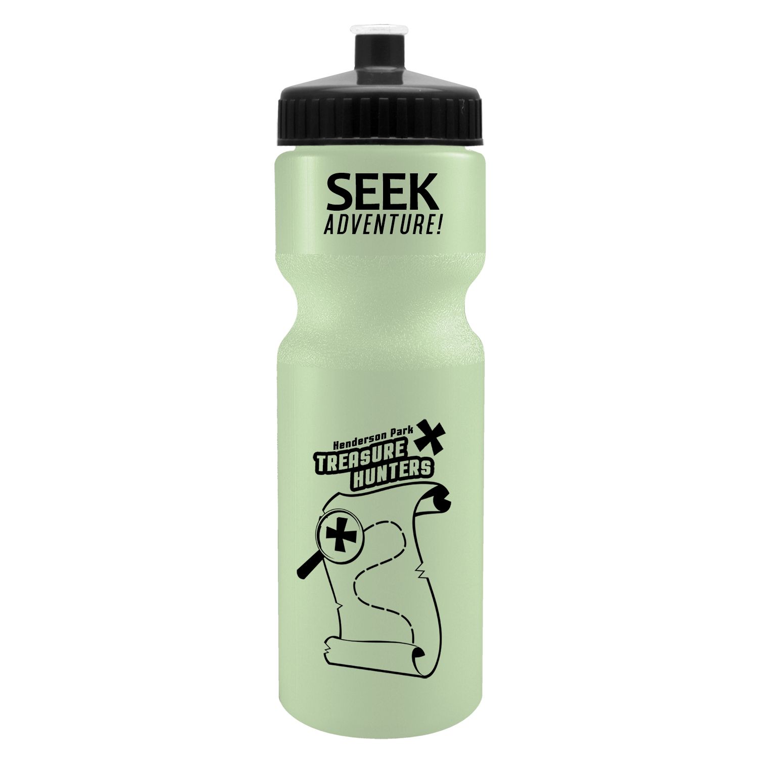 28 oz. Glow-In-The-Dark Sports Bottle