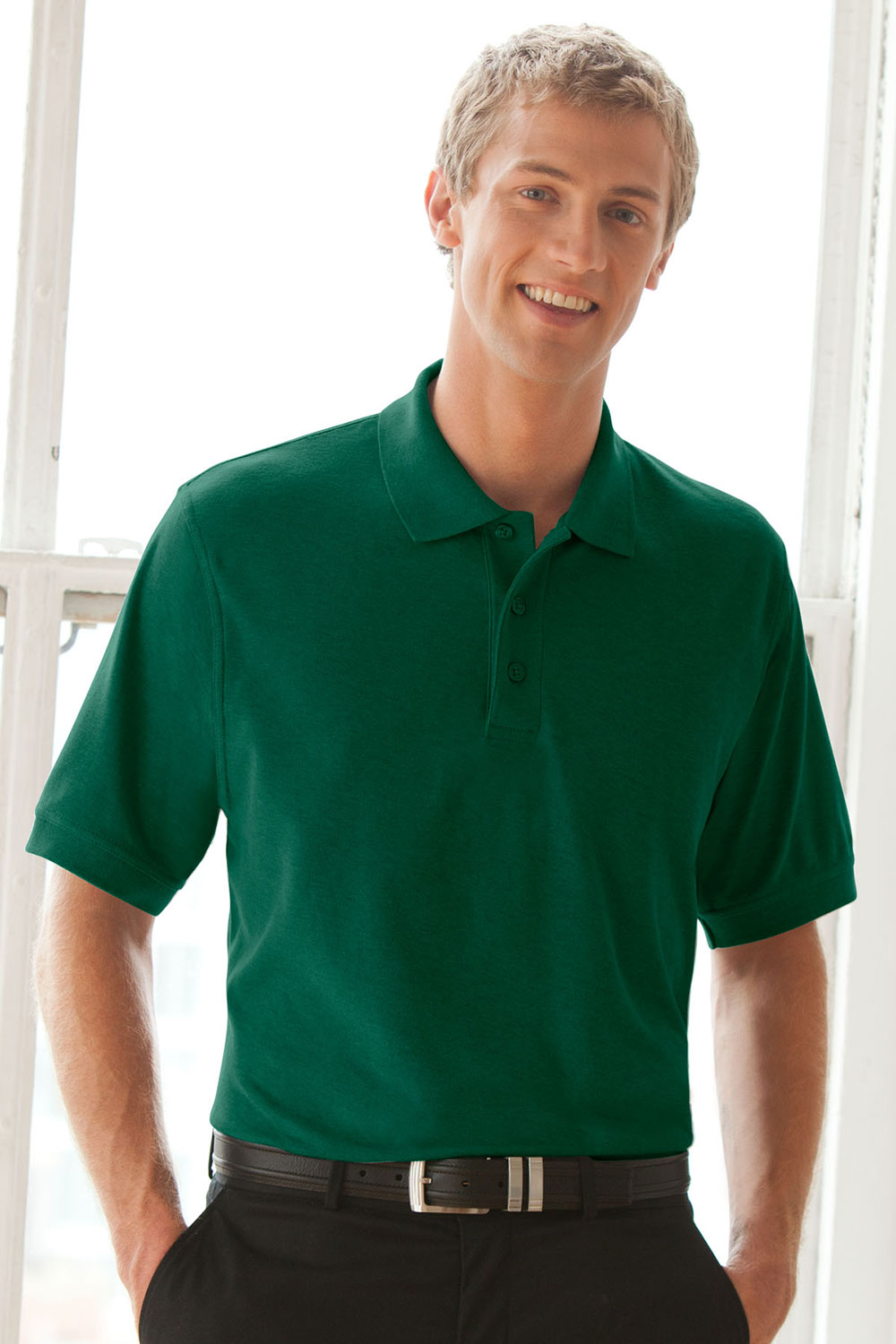 Soft-Blend Pique Polo