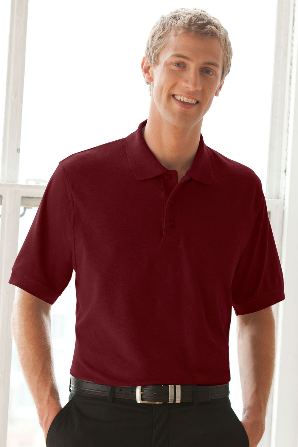 Soft-Blend Pique Polo
