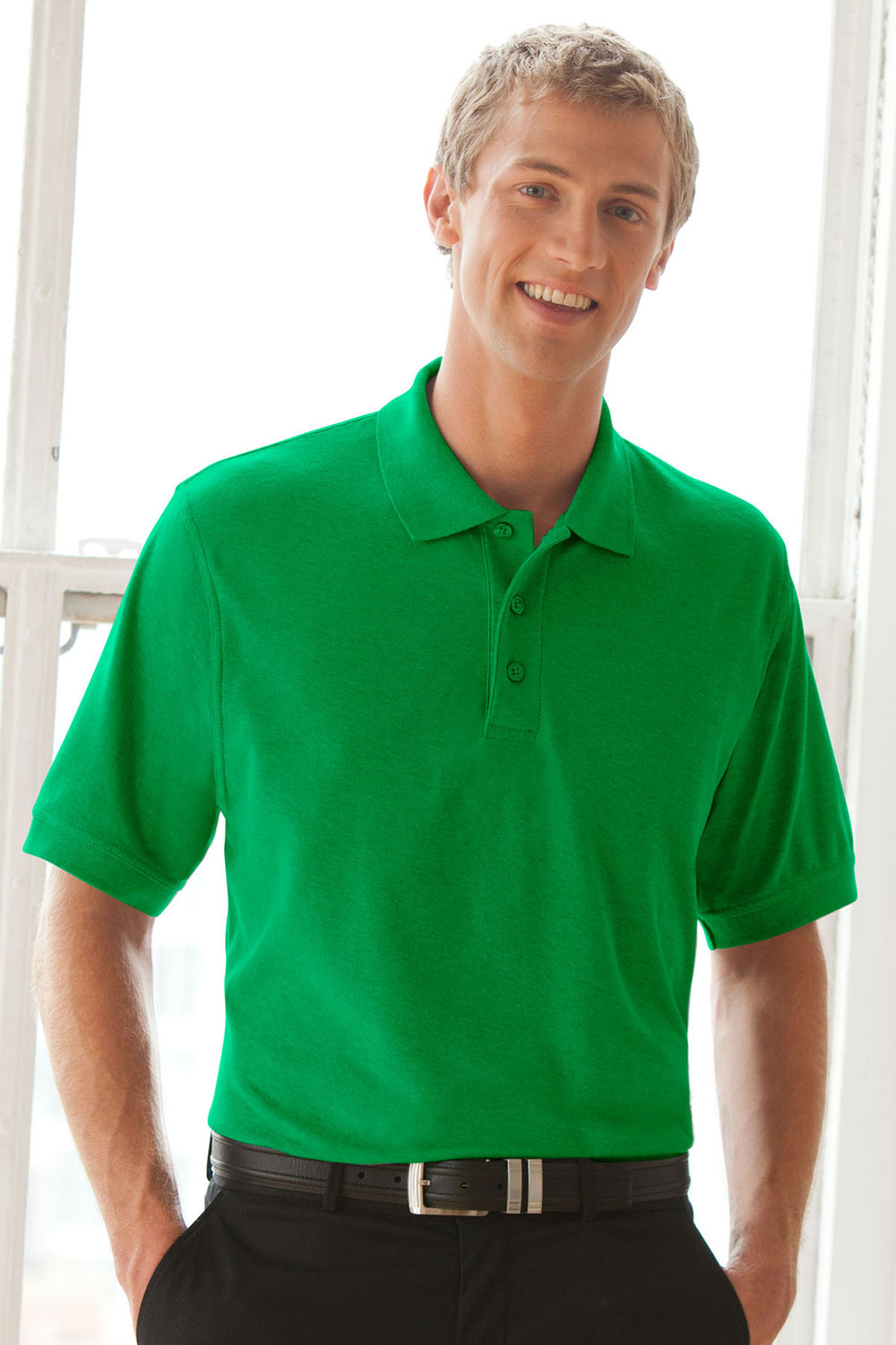 Soft-Blend Pique Polo
