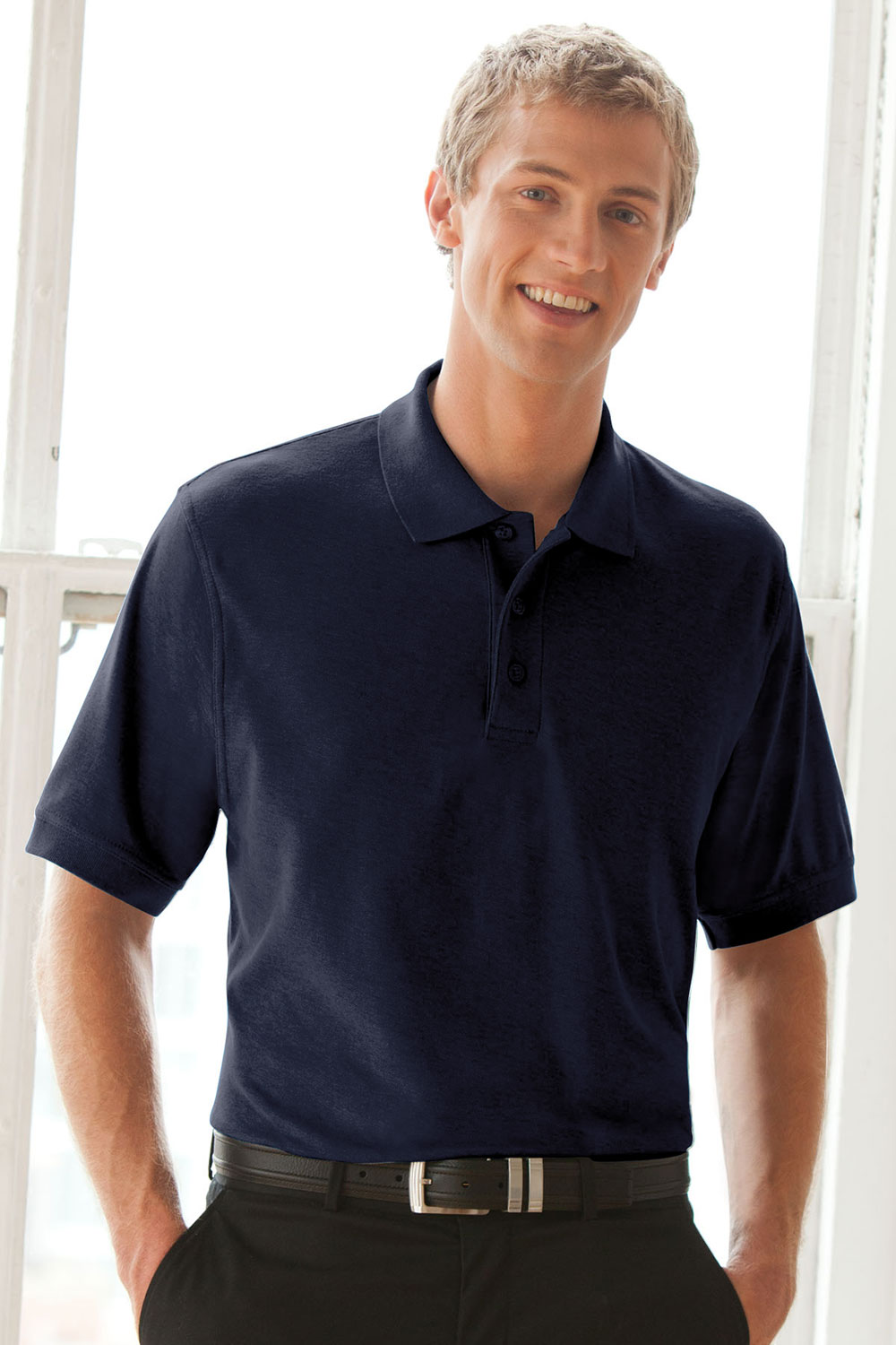 Soft-Blend Pique Polo