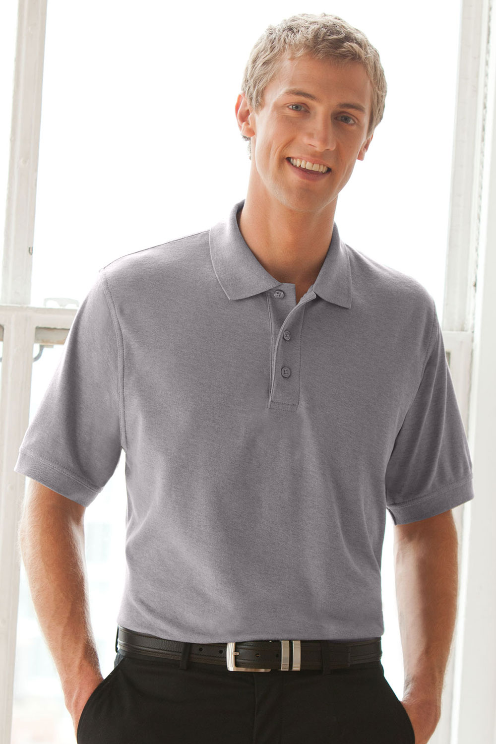Soft-Blend Pique Polo