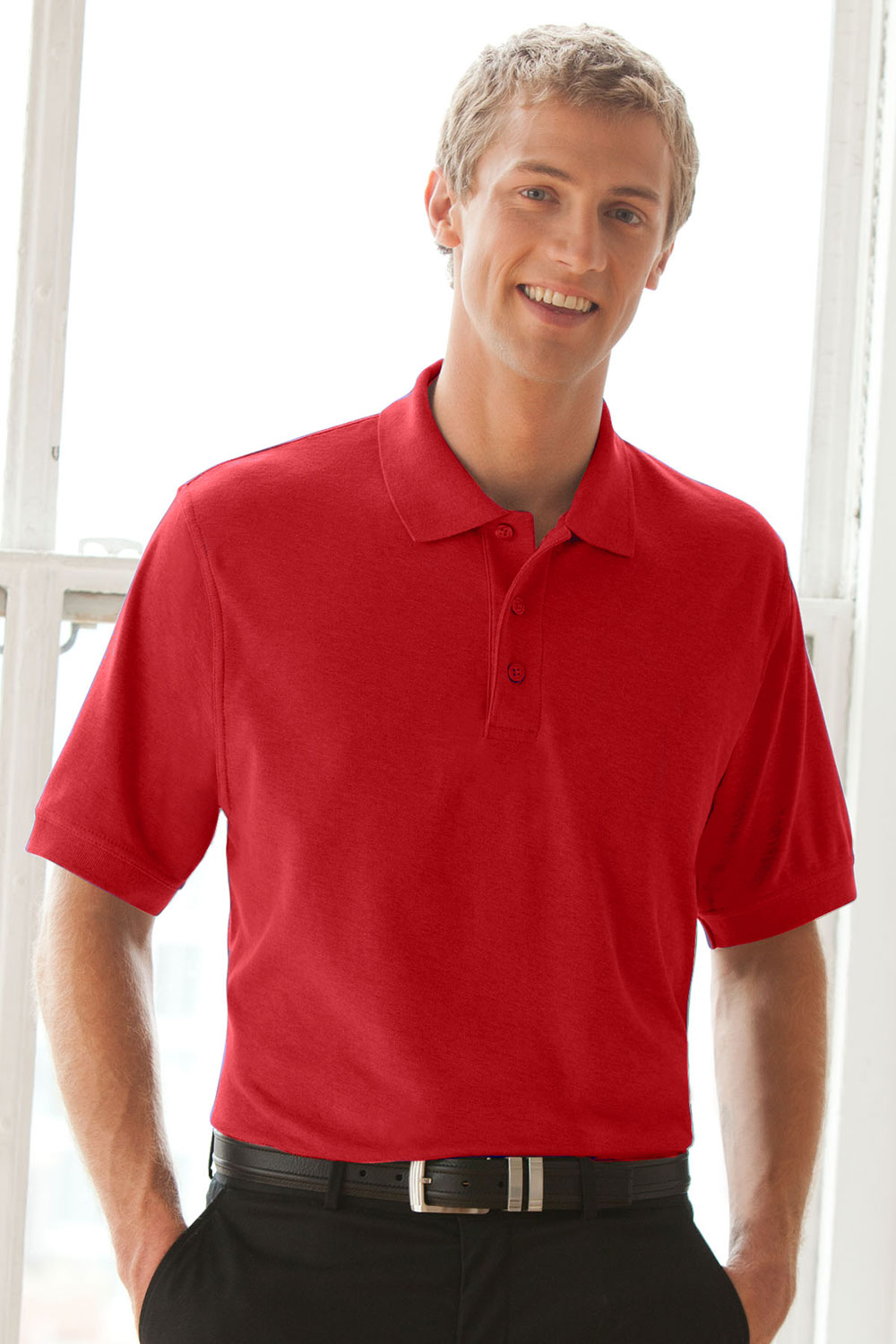 Soft-Blend Pique Polo