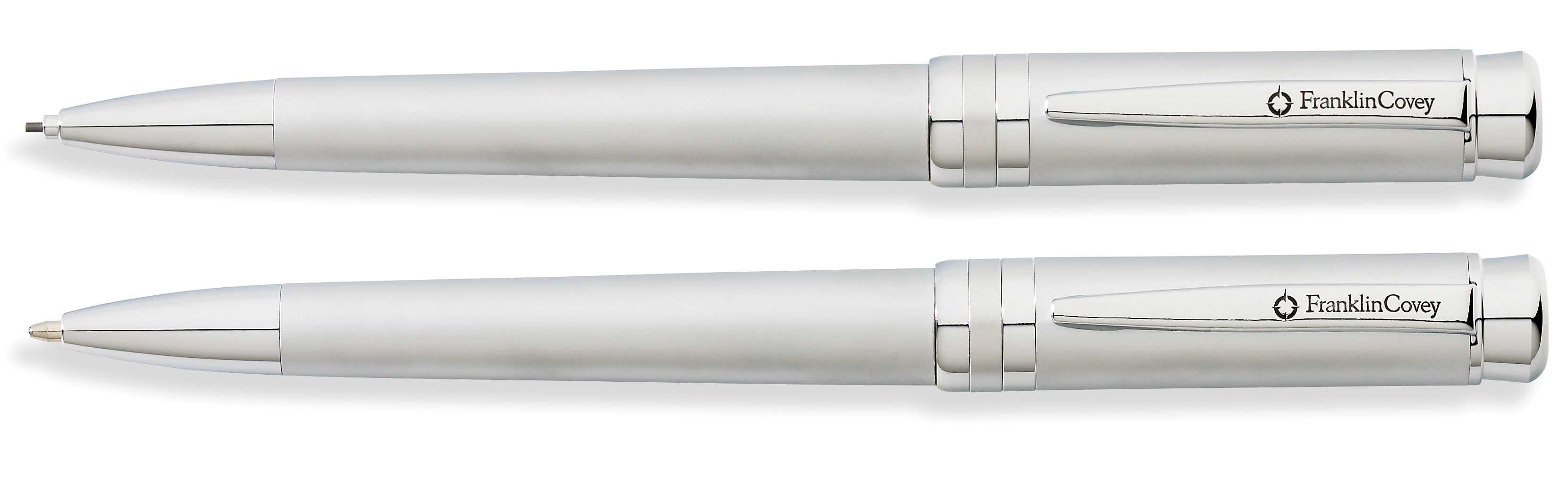 Freemont Satin Chrome Ballpoint Pen and 0.9mm Pencil Set