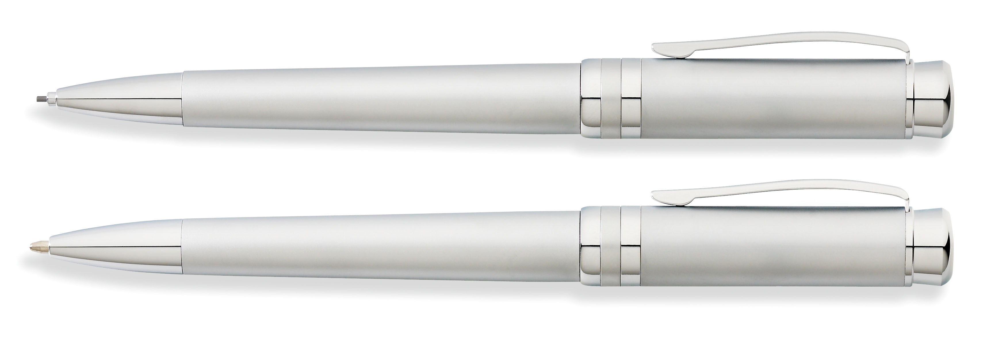 Freemont Satin Chrome Ballpoint Pen and 0.9mm Pencil Set