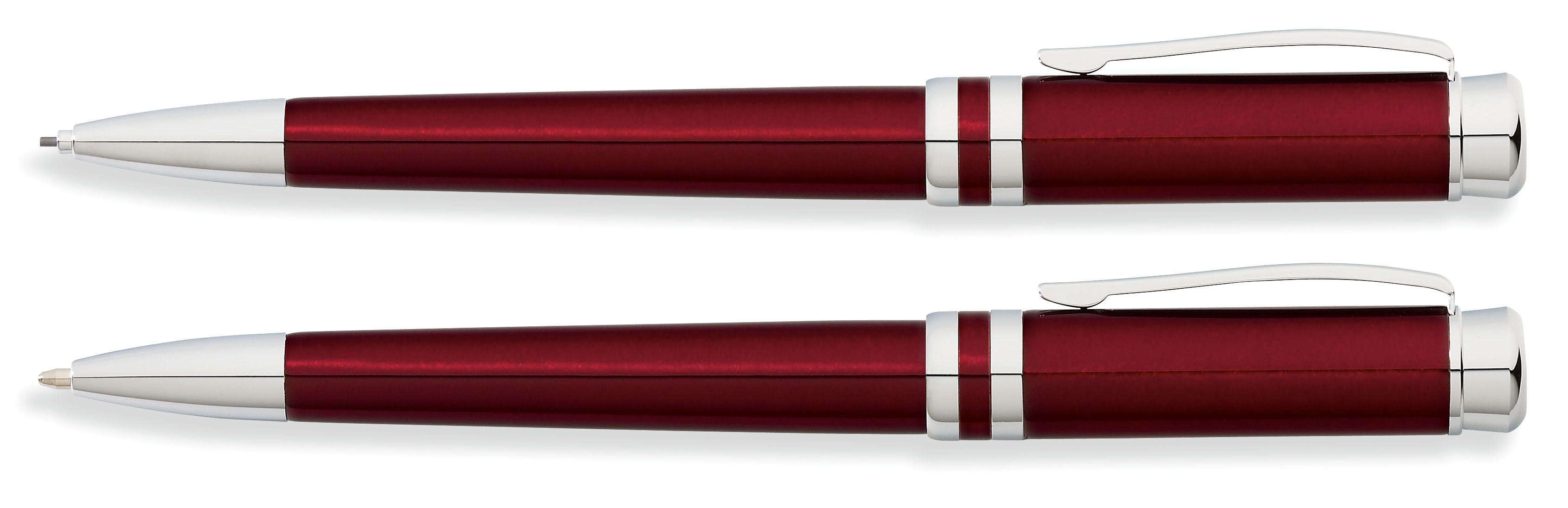 Freemont Vineyard Red Lacquer Ballpoint Pen and 0.9mm Pencil Set