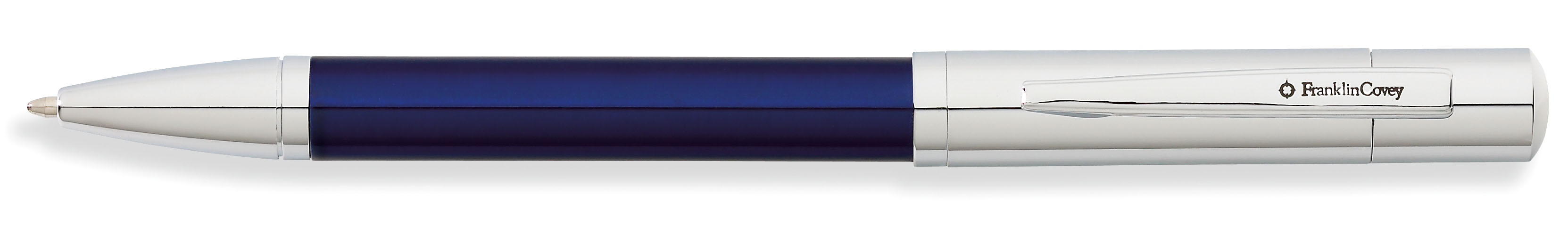 Greenwich Chrome/Evening Blue Laquer Ballpoint Pen