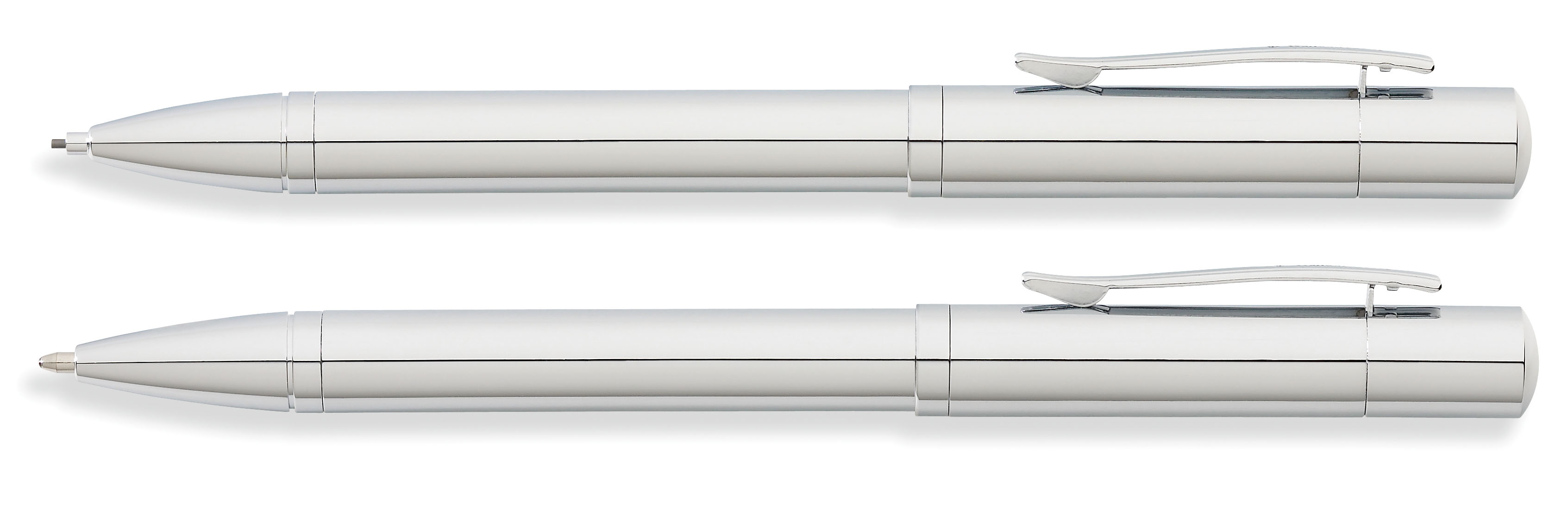 Greenwich Chrome Ballpoint Pen and 0.9mm Pencil Set