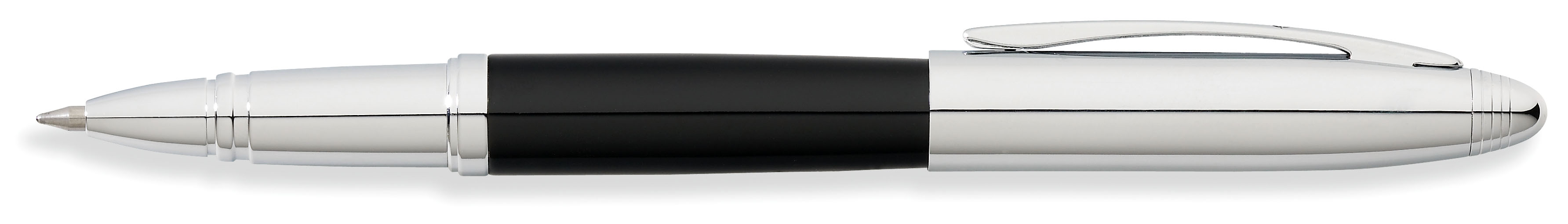 Lexington Midnight Black Barrel & Chrome Cap Rollerball Pen