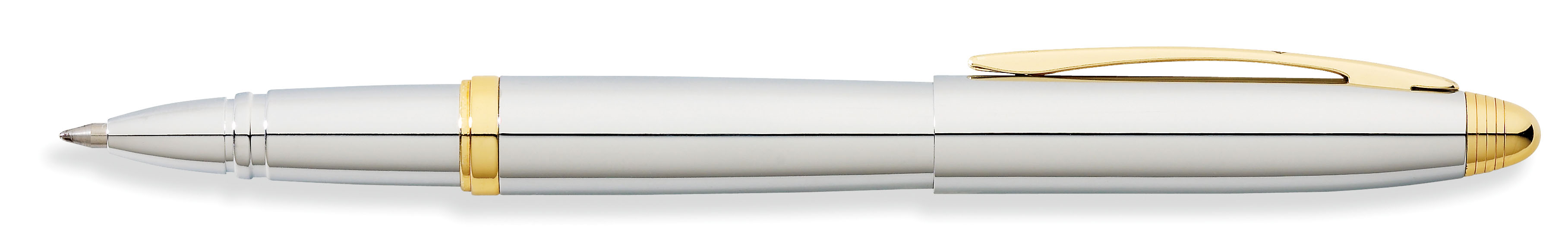 Lexington Chrome & Gold-Tone Rollerball Pen