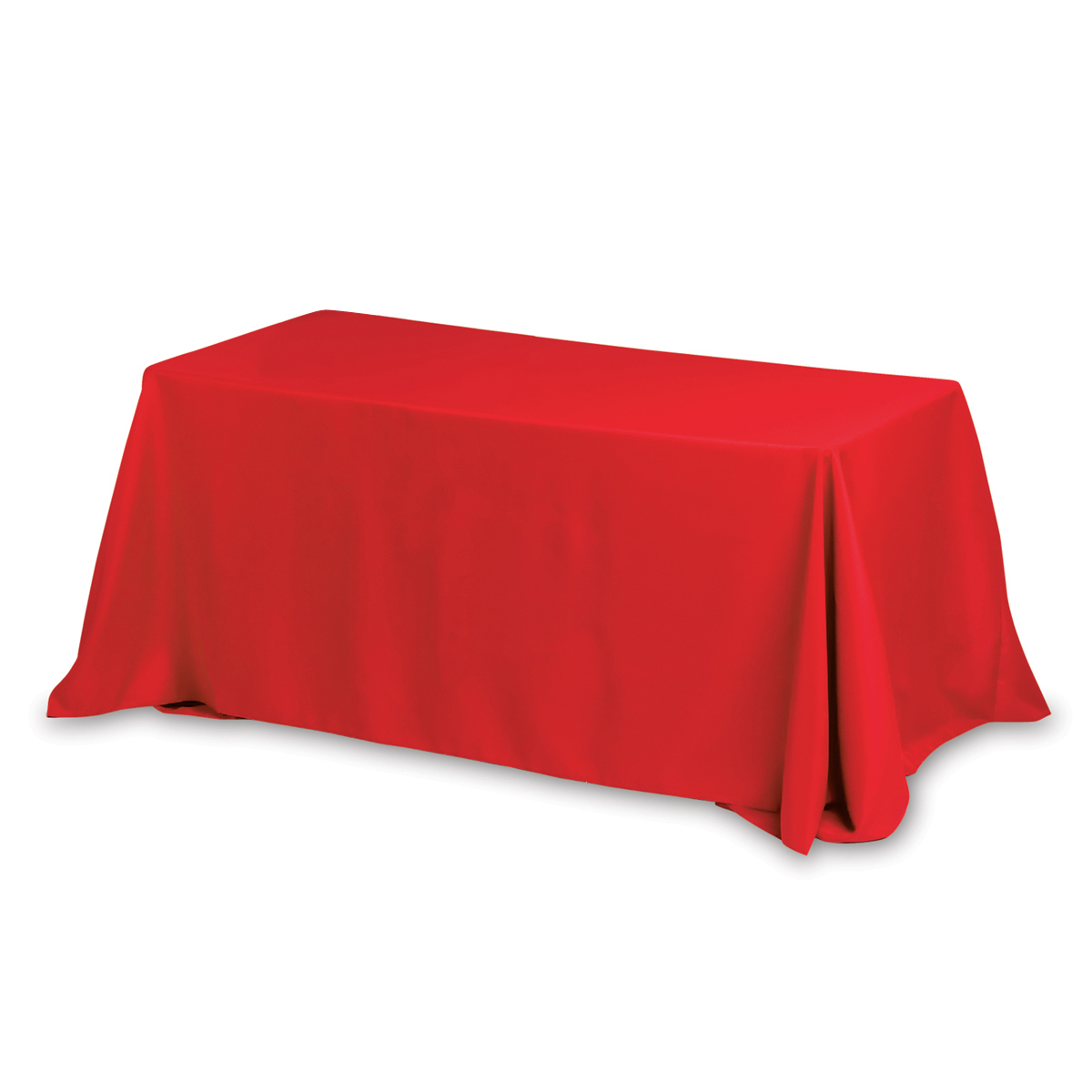 6' 3-Sided Economy Table Covers & Table Throws /Fit 6 Foot Table