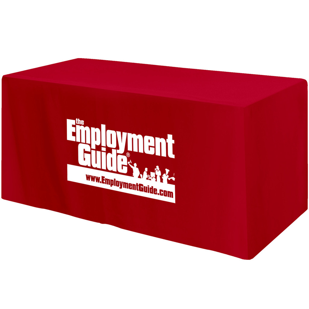 Fitted 4-sided Table Cover - fits 4 foot standard table