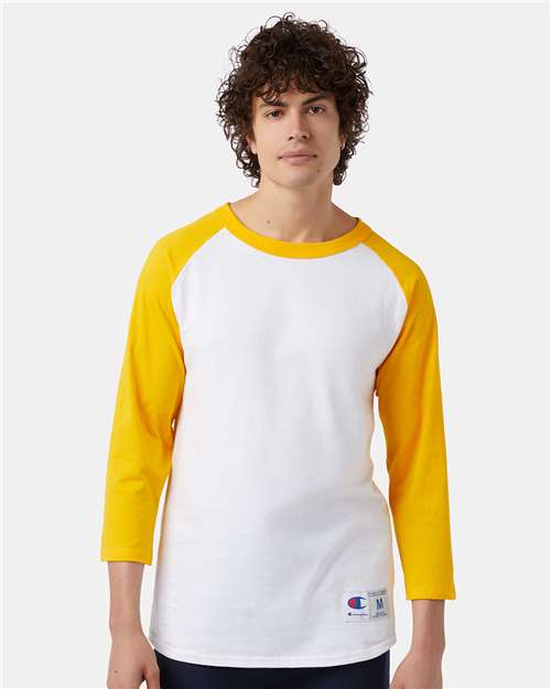 Champion Unisex Raglan Sleeve Baseball T-Shirt