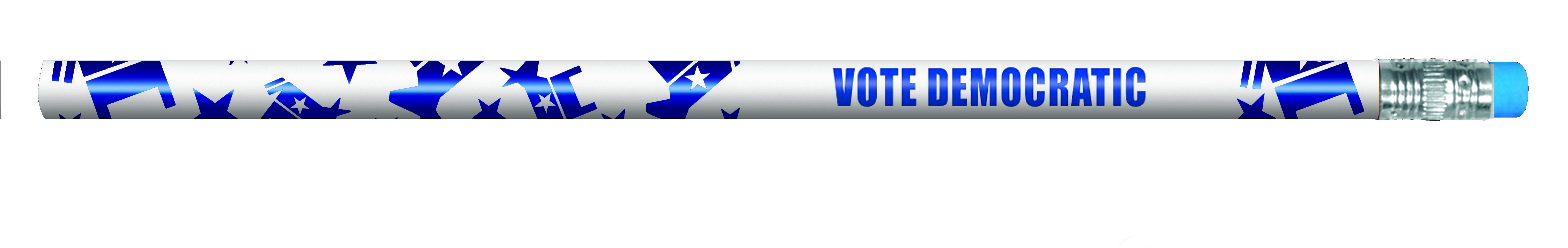 Political Foil Pencil - Democrat