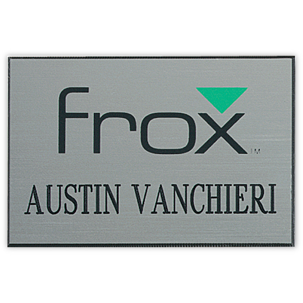 Hollywood Name Badge (Custom sized between 6 and 9 sq. in.)