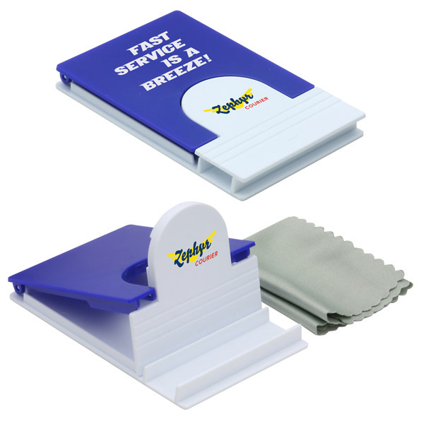 5 X 5 Microfiber Cloth with Phone Holder