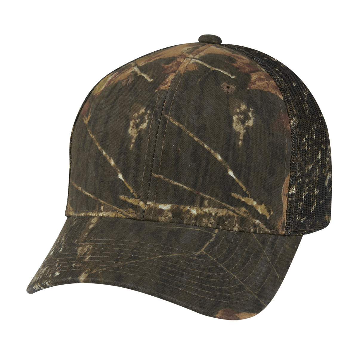 Realtree® & Mossy Oak® Hunter's Retreat Mesh Back Cap_Embroidered