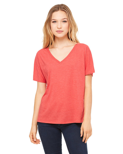 Bella + Canvas Ladies' Slouchy V-Neck T-Shirt