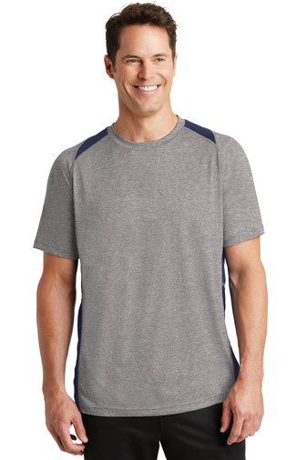 Sport-Tek® Heather Colorblock Contender™ Tee