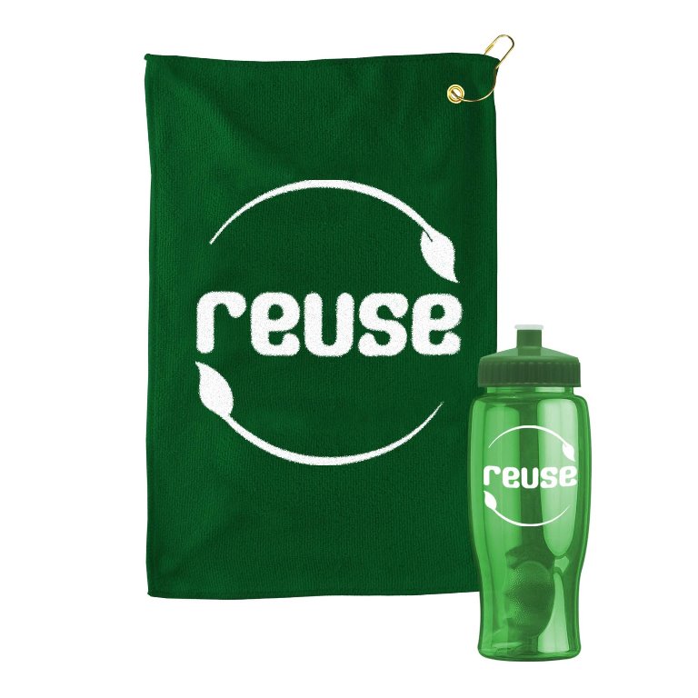 Golf Towel in a Bottle