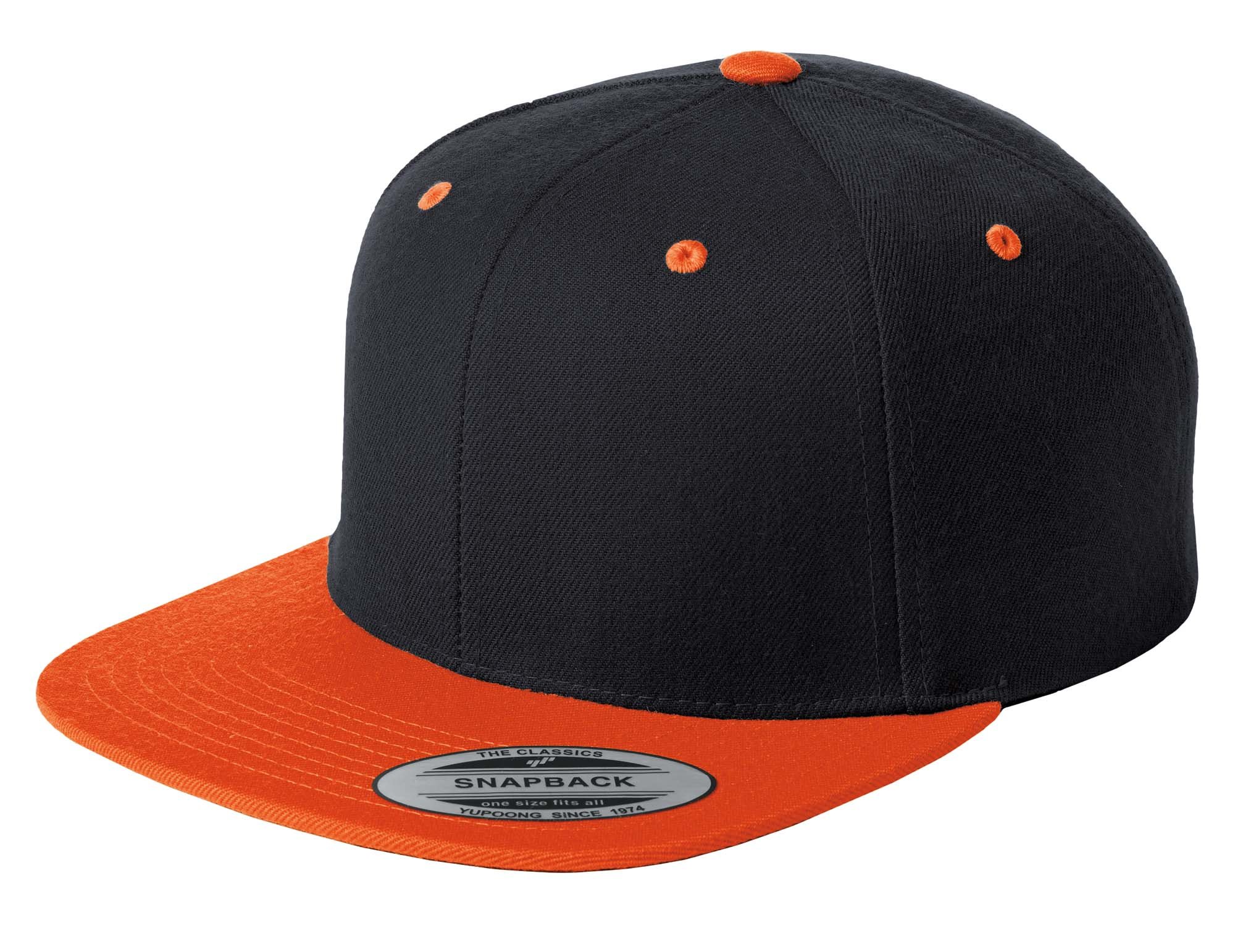Sport-Tek® Yupoong® Flat Bill Snapback Cap