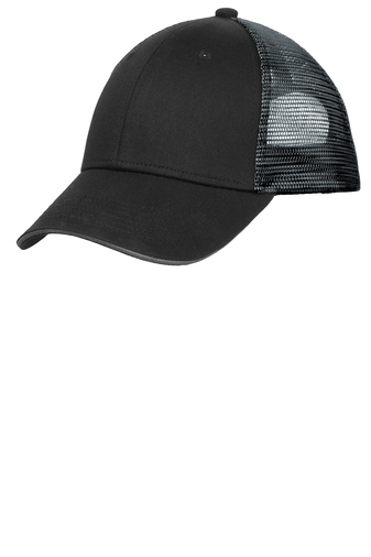 Port Authority® Double Mesh Snapback Sandwich Bill Cap