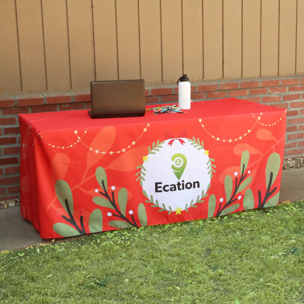 All Over Dye Sub Table Cover - fitted poly 4-sided, fits 6' table