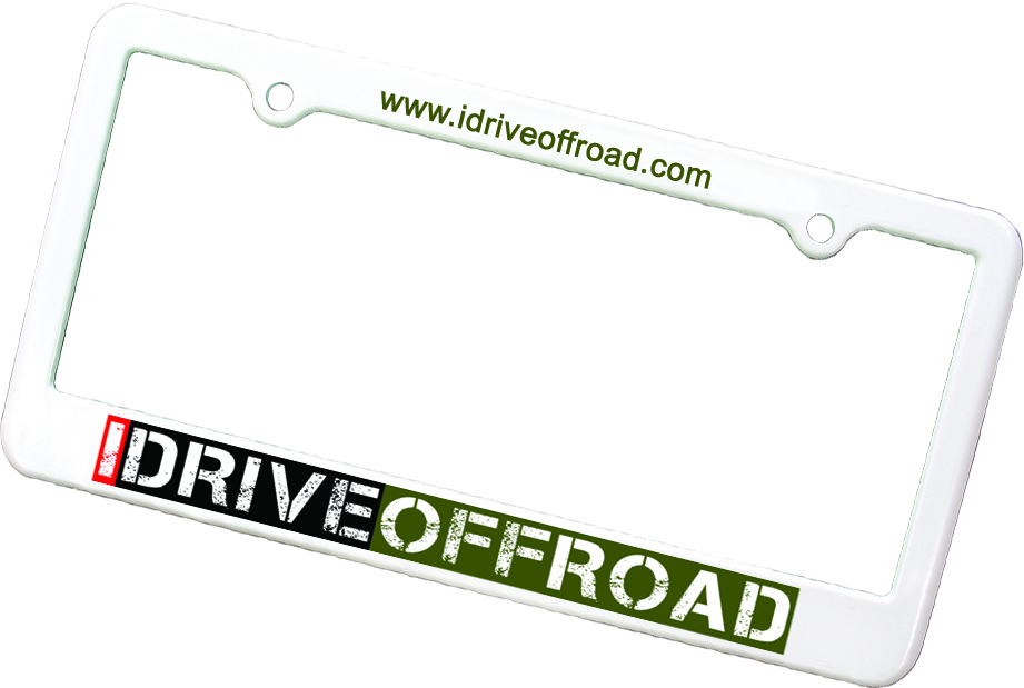 License Plate Frame - 4holes, Full Color Digital