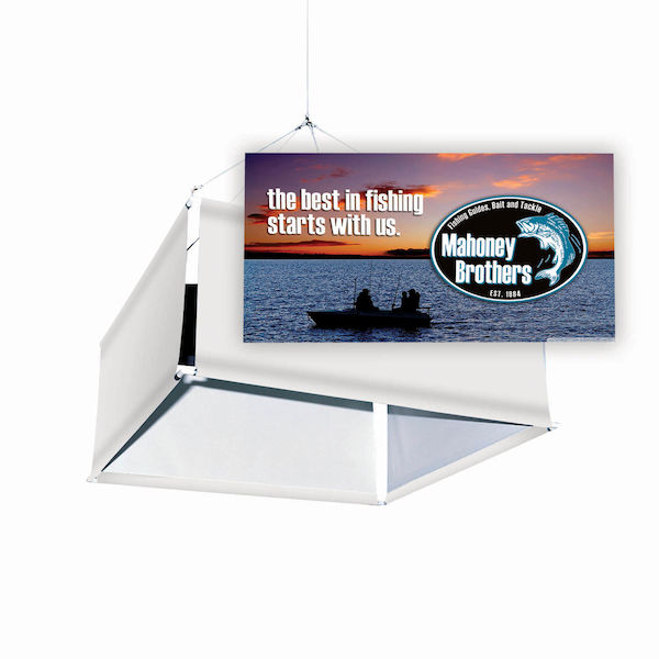 12' Four-Sided Hanging Banner Replacement Banners (Set of Four)