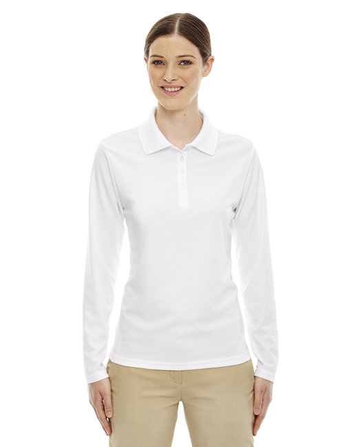 CORE365 Ladies' Pinnacle Performance Long-Sleeve Piqué Polo
