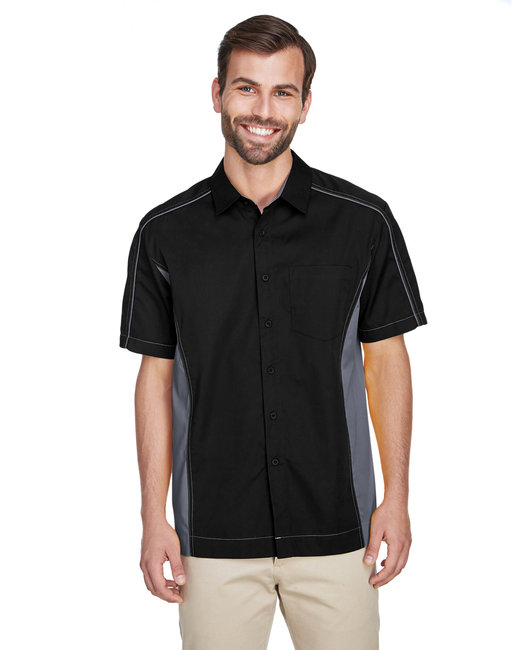 North End Men's Fuse Colorblock Twill Shirt