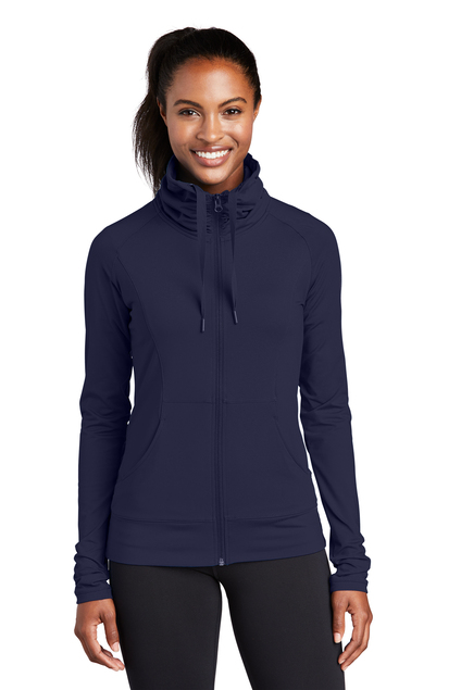 Sport-Tek® Ladies Sport-Wick® Stretch Full-Zip Jacket