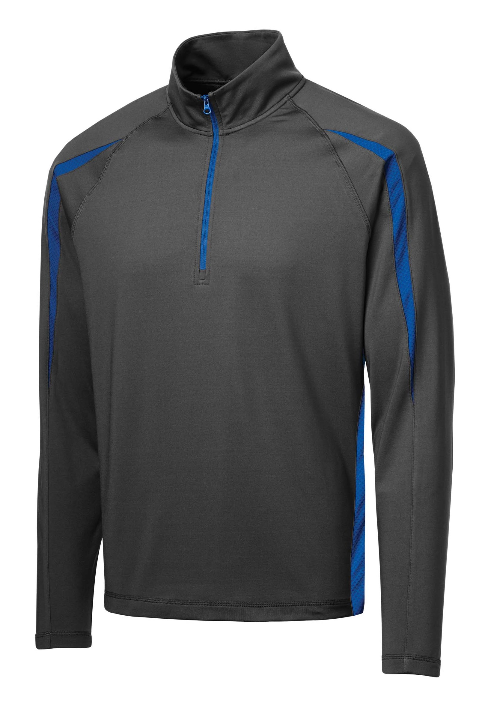 Sport-Tek® Sport-Wick® Stretch 1/2-Zip Colorblock Pullover