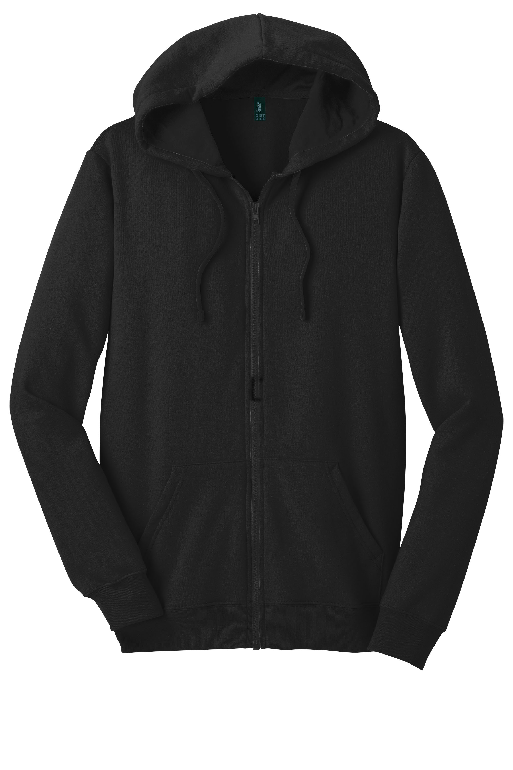 District® - Young Mens The Concert Fleece™  Full-Zip Hoodie