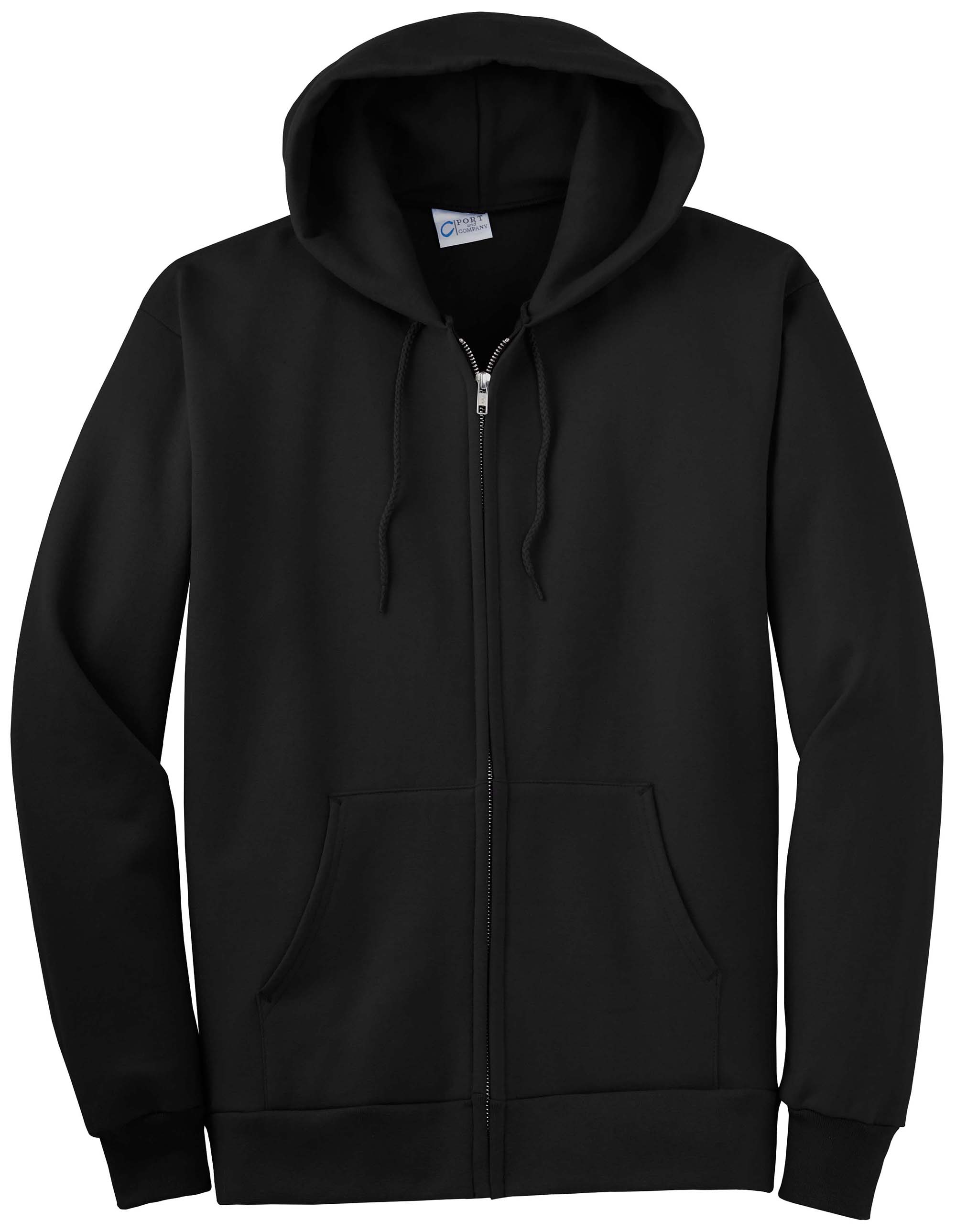 Port & Company® Tall Essential Fleece Full-Zip Hooded Sweatshirt
