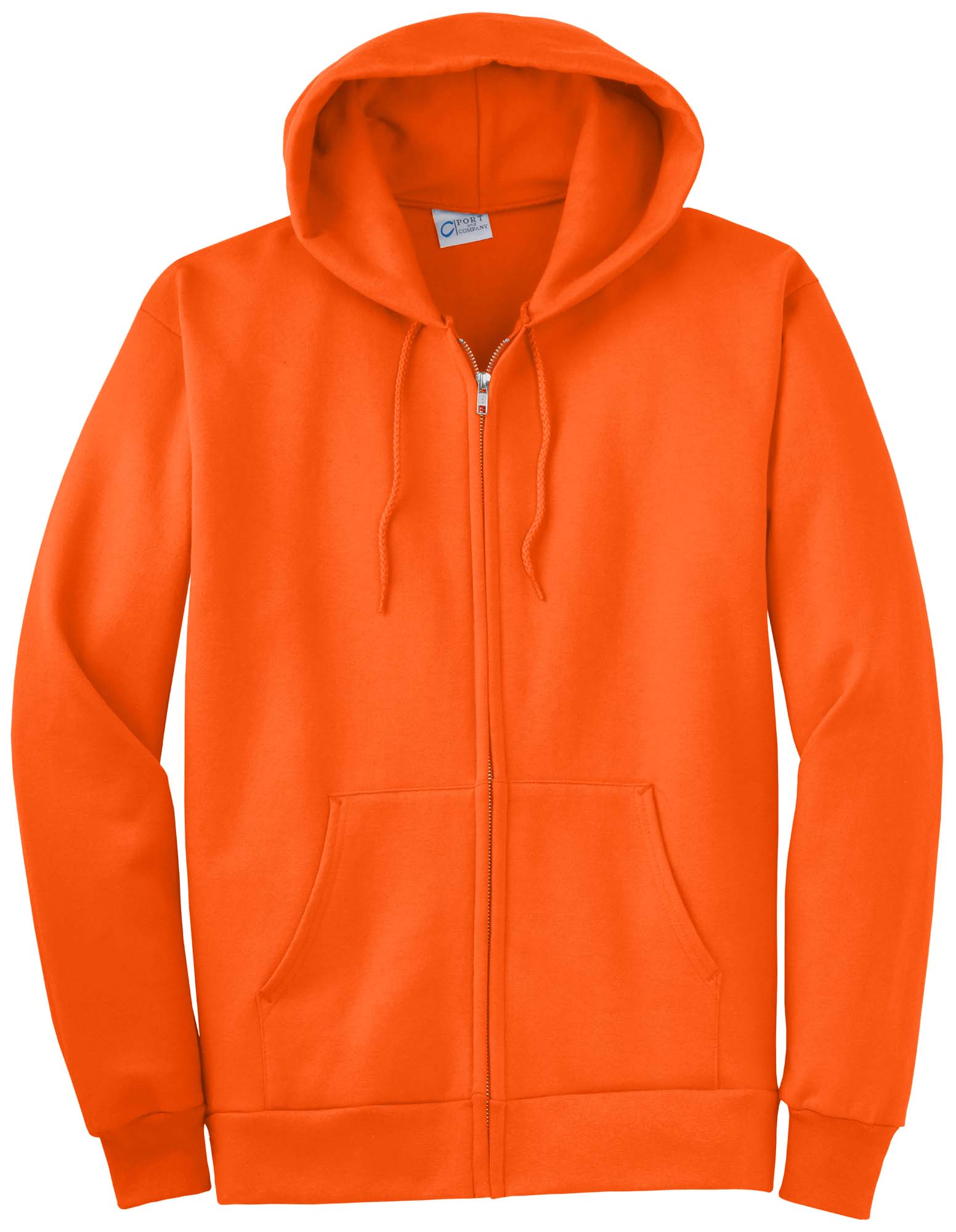 Port & Company® Tall Essential Fleece Full-Zip Hooded Sweatshirt