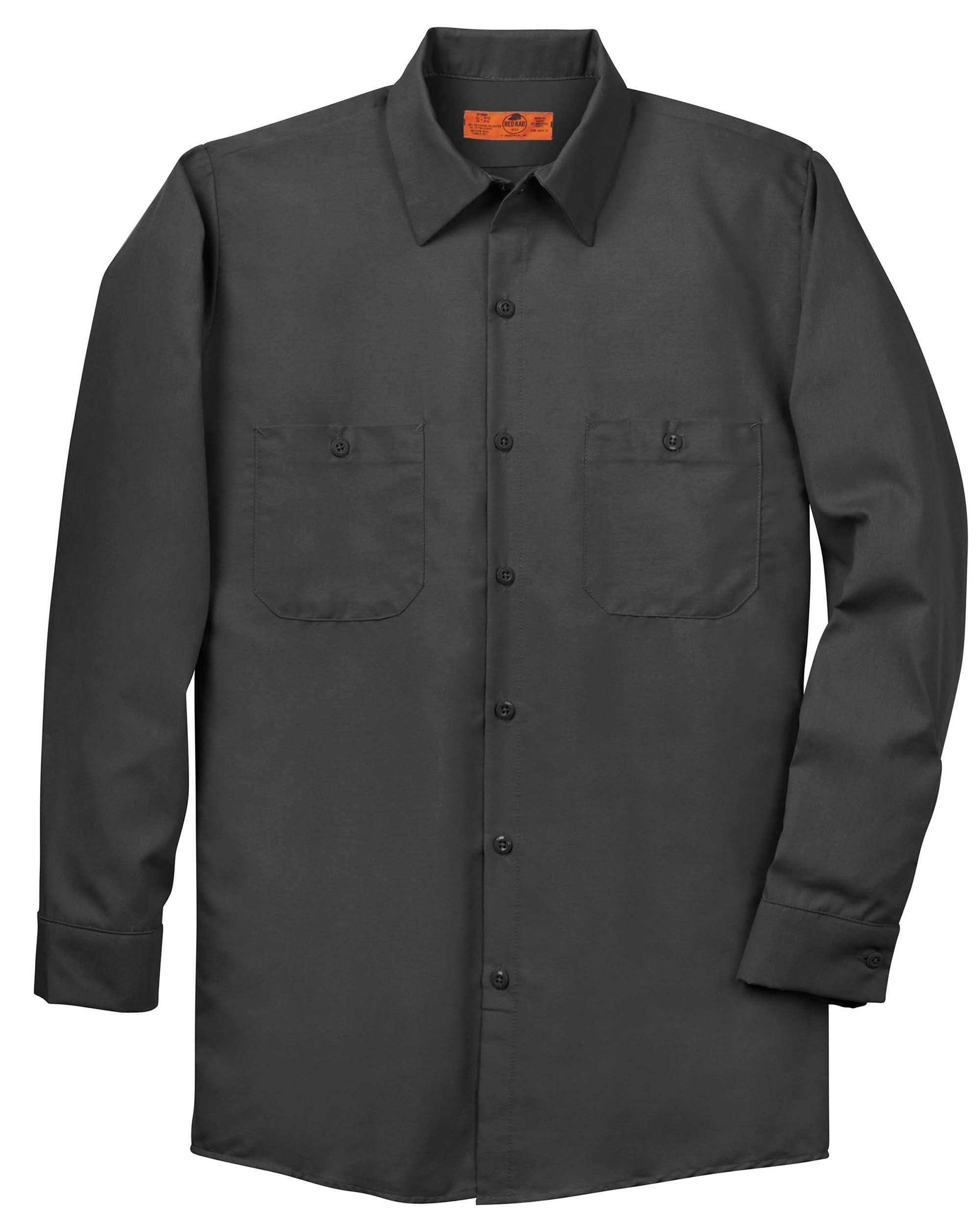 Red Kap® Long Size, Long Sleeve Industrial Work Shirt